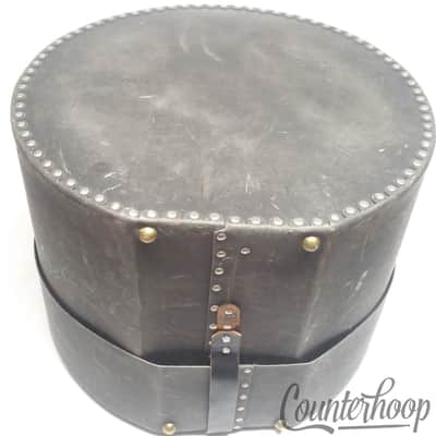 Leedy 18x12-14"Bass Drum/Marching Tom Hard Shell Drum Case Vintage 40s Fiber USA image 4