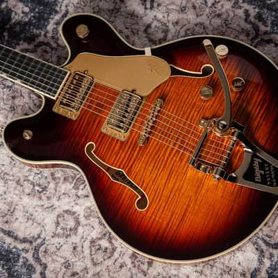 Gretsch Broadkaster® LX Figured Center Block with String-Thru Bigsby® - Havana Burst image 24