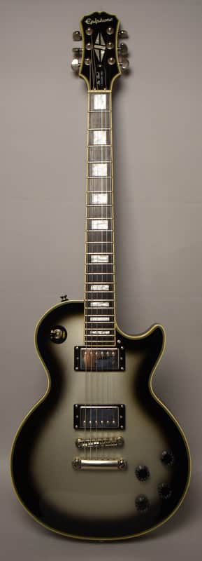 2019 Epiphone Les Paul Custom Pro Silverburst image 1