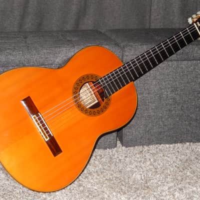TOSHIHIKO TANAKA 20 1978 - PEDRO MALDONADO CLASS CLASSICAL/FLAMENCO CONCERT GUITAR - CEDAR/BRAZILIAN ROSEWOOD image 2