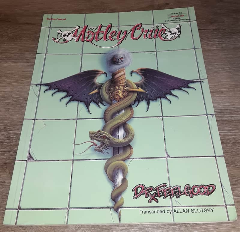 MOTLEY CRUE - DR. FEELGOOD - GUITAR TAB BOOK - TABLATURE - MUSIC SONGBOOK DR image 1