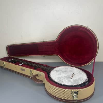 Aria SB-600 Deluxe 5 String Banjo High End Aria Gold Hardware Hard