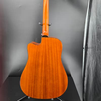 H. Jimenez LGD1-CENM  Glossy Guitarra Doble  Glossy Natural Mahogany Cutaway Electric with Hard wood case... image 7