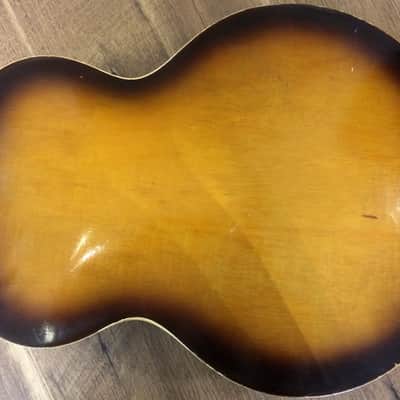 1949 Gretsch Synchromatic Model 100 6014 Gloss Sunburst Finish Archtop Acoustic Guitar image 15