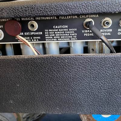 Fender Twin Reverb 100-Watt 2x12" Guitar Combo Amp 1973 - Silverface w/ Original Oxford Special Design Speakers image 13