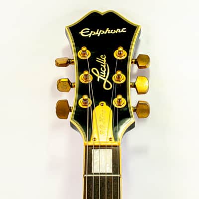 1999 Epiphone B.B. King Lucille Semi-Hollowbody – Black – Hardshell Case image 5