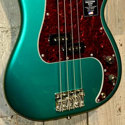 NEW Fender American Professional Classic Precision Bass - Faded Sherwood Green Metallic, In Stock, Ships Fast! image 3