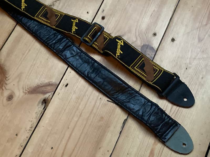 Circa 1980s / 90s Fender Monogrammed Guitar Strap USA image 1