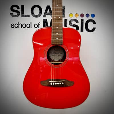 Fender California Standard Redondo Mini with Bag - Fiesta Red image 1