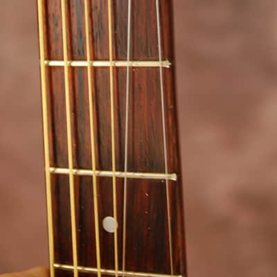 Sigma Martin GCS-6 Flattop Acoustic Guitar X braced Solid Top original Case 1974 Blond image 6