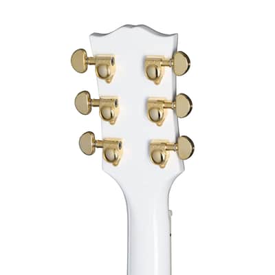 Epiphone Les Paul Custom Alpine White - Single Cut Electric Guitar image 7