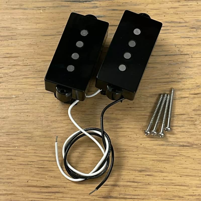 Fender American Standard Precision Bass Pickups Black USA Standard P 11.4k MINT image 1