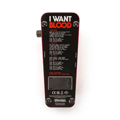 New Dunlop JC95IWB Jerry Cantrell I Want Blood Cry Baby Wah Guitar Effects Pedal image 3