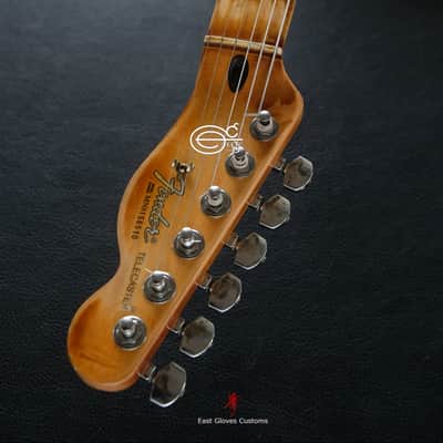 Fender Telecaster Midnight Blue/Sunburst Heavy Aged Relic by East Gloves Customs image 19