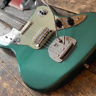 Fender Japan Limited Edition Jaguar FSR Sherwood Green USA Pickups, Alder Body Rosewood Board MIJ image 3