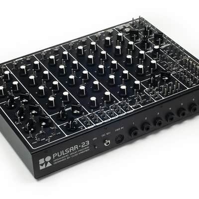 Soma Laboratory Pulsar-23 ALUMINUM Organismic Drum Machine; Black image 1