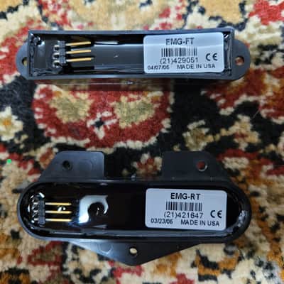 EMG Telecaster Pickup Set FT/RT 2006 - Black image 2