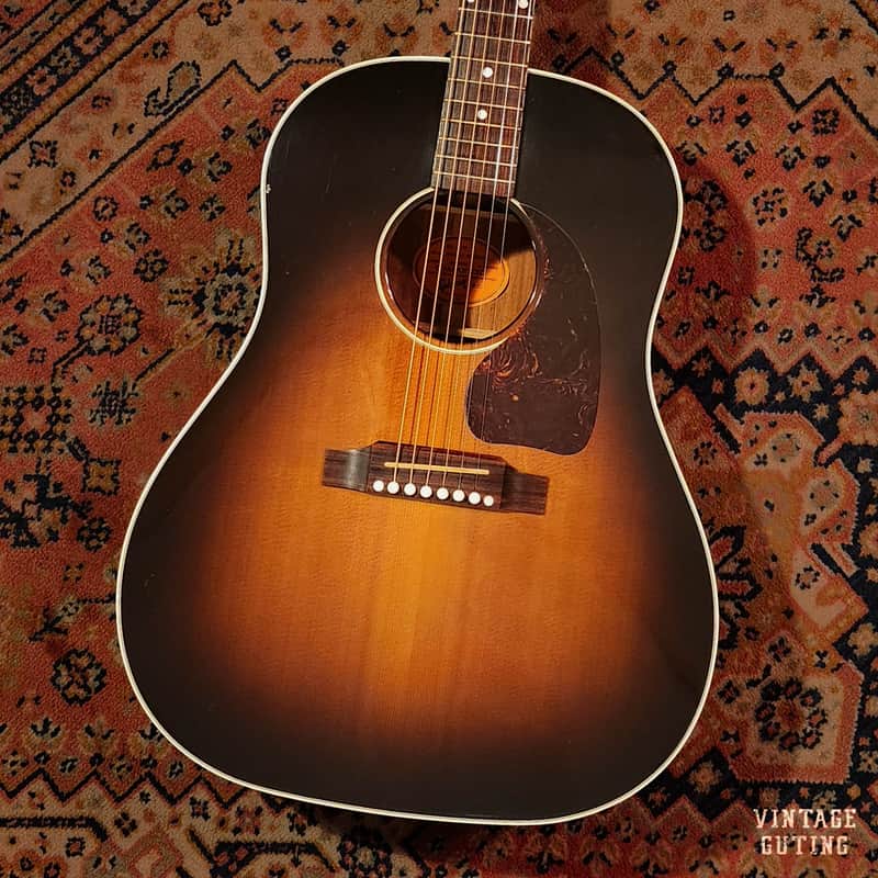 2005 Gibson J-45 Historic Collection Vintage Sunburst w/ OHSC | Fishman Acoustic Matrix Natural I, Yamano-ordered image 1