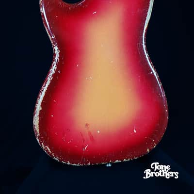 100% Original! 1961 Fender Musicmaster Sunburst image 7