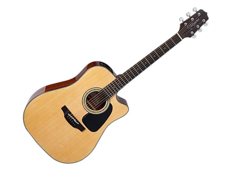 Takamine GD30CE-NAT Dreadnought Cutaway Acoustic-Electric Guitar, Natural image 1