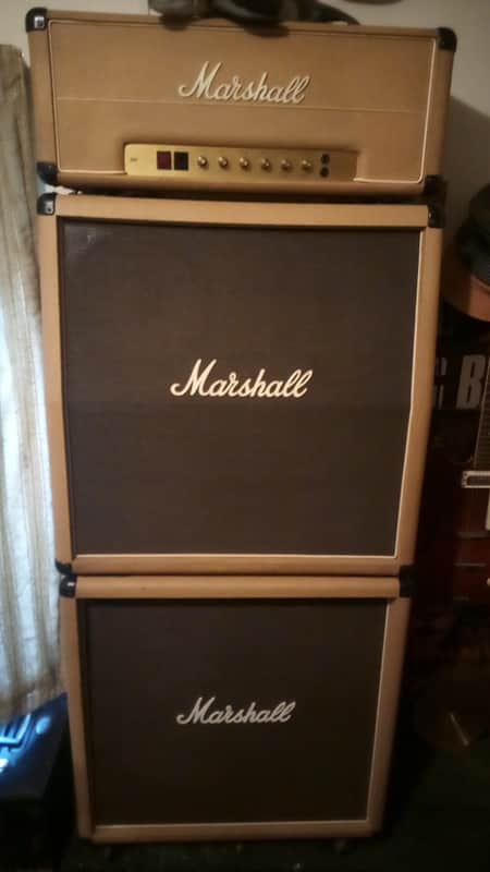 Marshall Mk2 Master volume 100watt 1977 - Fawn tolex & oxblood spk grill image 1