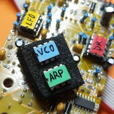 diy synth Pre-Programmed Chips for Kastle Bastl Synth - Drum, VCO, Arp image 2