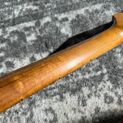 NEW Fender Licensed Allparts Flamed Quartersawn Roasted Maple Nitrocellulose Neck image 15