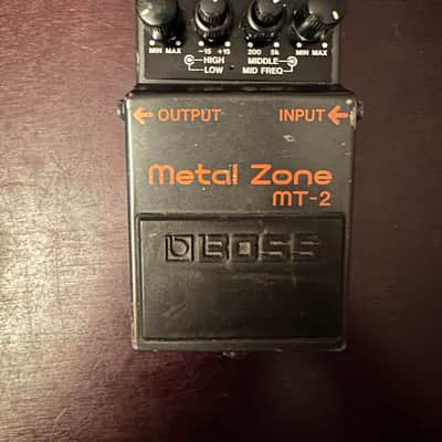 Boss MT-2 Metal Zone (Silver Label) 1991 - Present - Black image 1