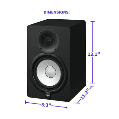 Yamaha HS8S 150 Watt Professional Powered Subwoofer Black Bundle image 4