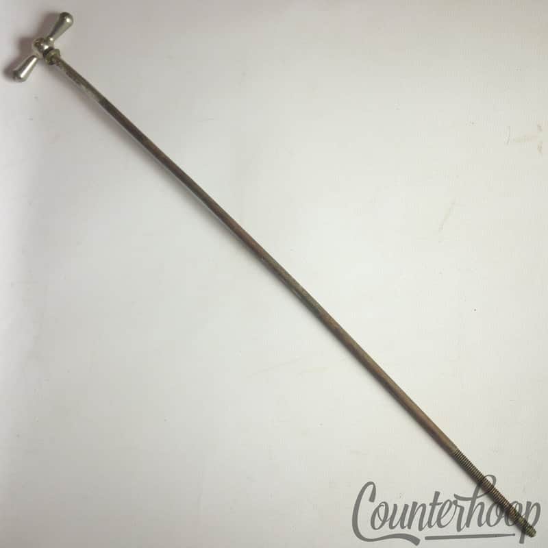 *Ludwig x14" Bass Drum Bow-Tie Single Tension T-Rod Nickel USA Vintage 30s image 1