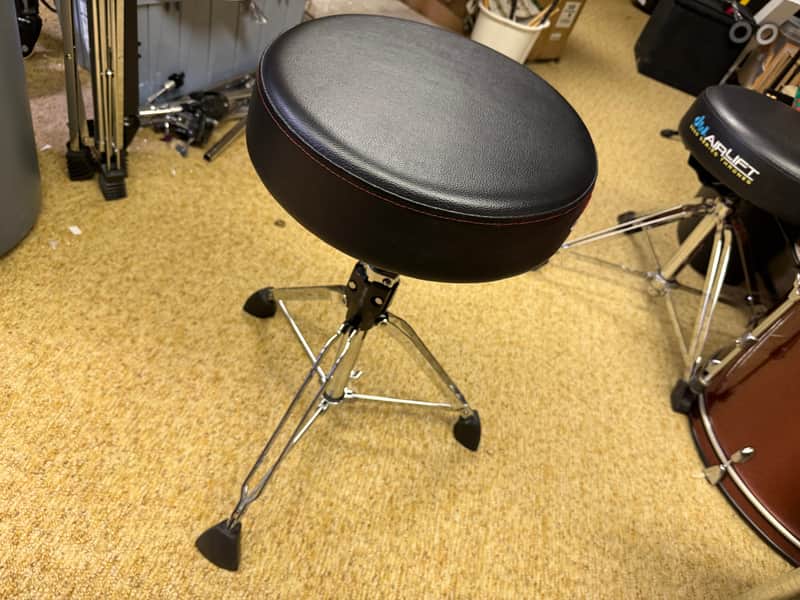 Gibraltar 9600 Series Round Vinyl Drum Throne - Heavy Duty - Double Braced image 1