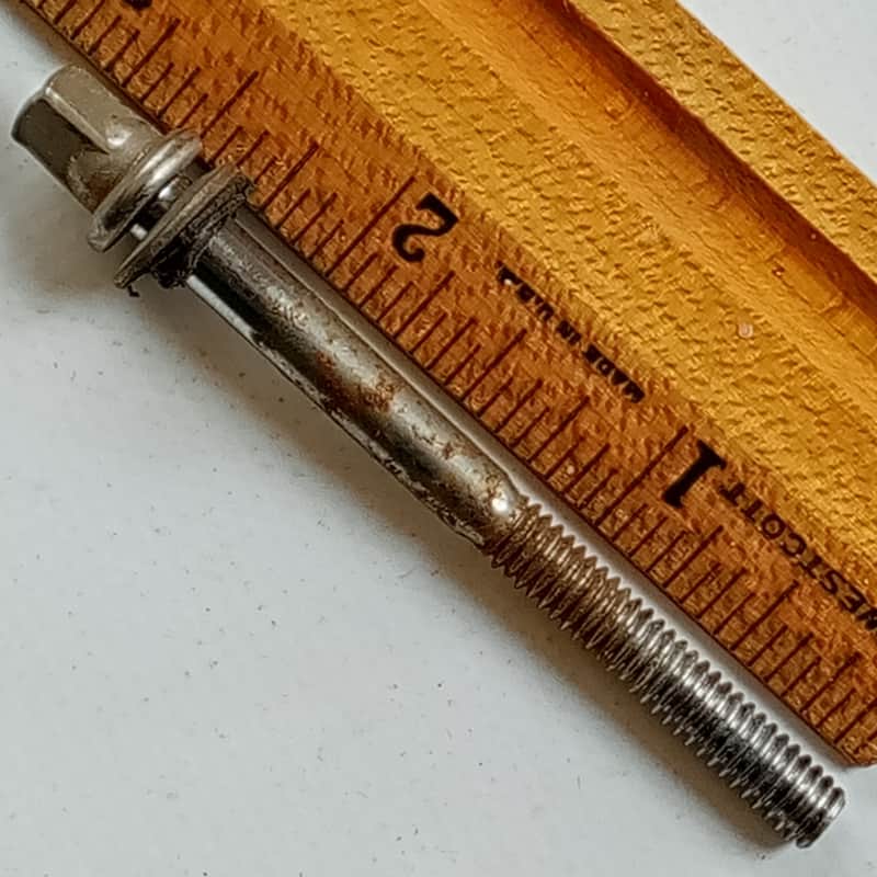 MIJ 1+2.5"Nickel T-Rod Snare/Tom Drum 12-24 Tension Japan60s Ludwig-Copy Hoshino image 1