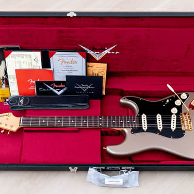 2025 Fender Custom Shop Masterbuilt Yuriy Shishkov ‘60s Stratocaster Shoreline Gold w/ Case, CoA image 19