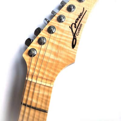 (made in Ukraine) Para Custom One-Piece Poplar Burl '2023 Emerald Green w/GigBag image 4