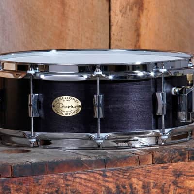 Noble & Cooley *Pre-Order* CD Maple Series 4x14" Maple Snare Drum in Blackwash Satin & Chrome Hardware | Made in the USA | Special Order | Authorized Dealer image 1