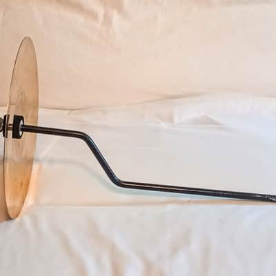 UNMARKED SPLASH CYMBAL ON 3/8" ROD - FREE SHIP TO C-USA! image 1