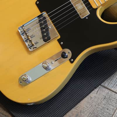 2012 Fender 52 Hot Rod Telecaster Electric Guitar Butterscotch + OHSC image 6