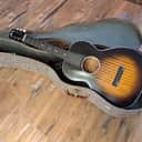 Harmony Stella H929 Parlor Acoustic Guitar 1960s Sunburst With Case