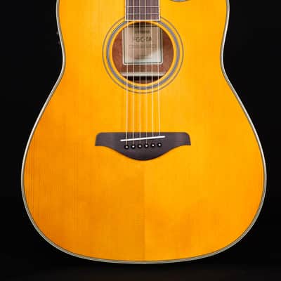Yamaha FGC-TA TransAcoustic, Vintage Tint image 1