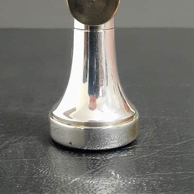 C.G. Conn Rare Vintage Conn Constellation 7C-W Trumpet Mouthpiece w/ Electronic Pick-up Silver plate image 5