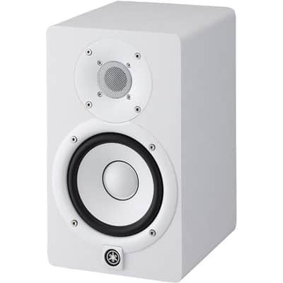 Yamaha HS5 5 70W Powered Two-Way Studio Monitor, with 5 Woofer and 1 Tweeter (White) image 1