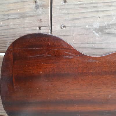 Martin-Like Vintage Soprano Rutan Ukulele 1920s - Solid Mahogany image 14