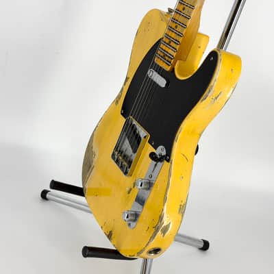 2019 Fender Custom Shop ’52 Heavy Relic Telecaster – Butterscotch Blonde image 6