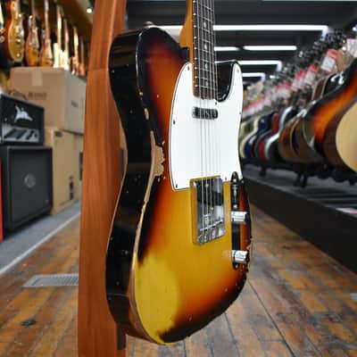 Fender Custom Shop Limited Edition Roasted Telecaster Pro Heavy Relic Electric Guitar 3-Color Sunburst w/Hard Case image 2