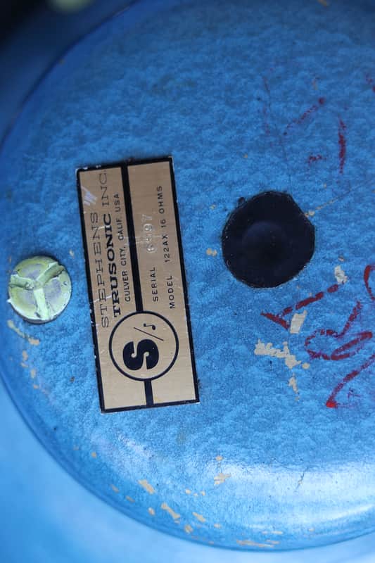Stephens Trusonic 12" speaker 1960's - blue image 1