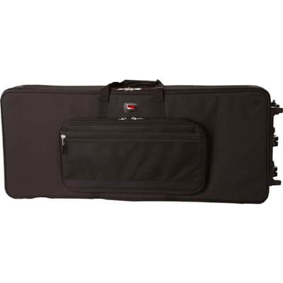 Gator Rigid EPS Foam Lightweight Case w/ Wheels for Slim 76-Note Keyboards GK-76-SLIM image 1