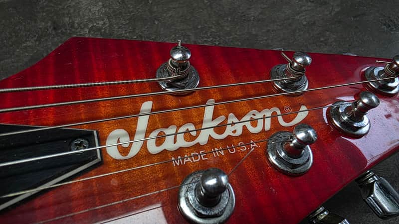Jackson AT1T USA Archtop 1997 Mahogany Body AAAAA Flame Top American Figured Pro American Kent Armstrong HH Strat Guitar Pre-Fender AT1 Sunburst image 1