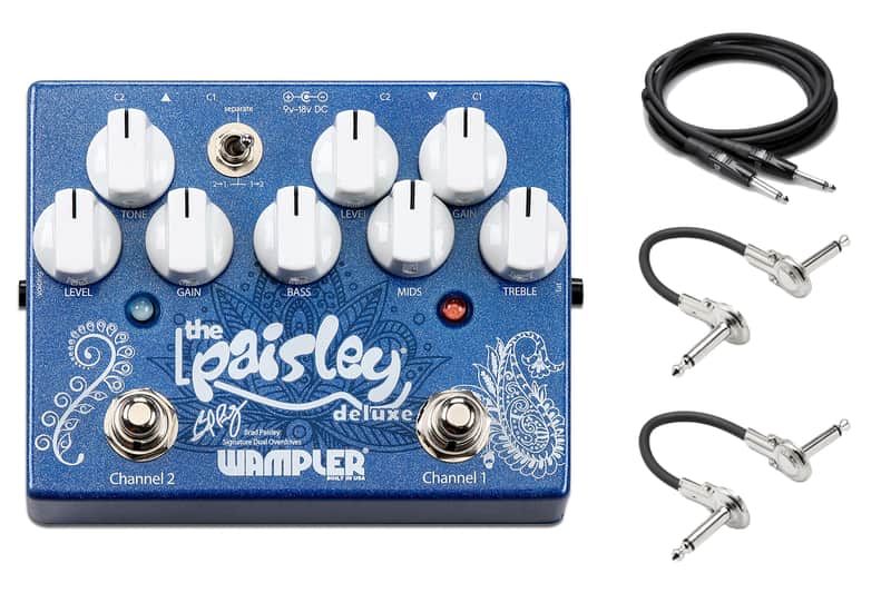 New Wampler Brad Paisley Drive Deluxe Overdrive Guitar Effects Pedal image 1