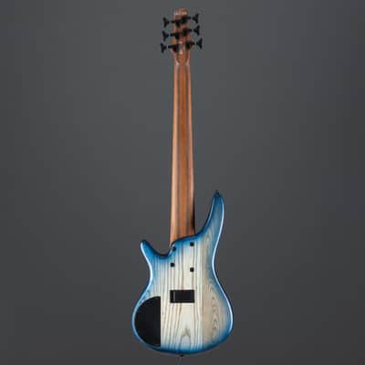 Ibanez Standard SR606E-CTF Cosmic Blue Starburst Flat - 6-String Electric Bass image 3