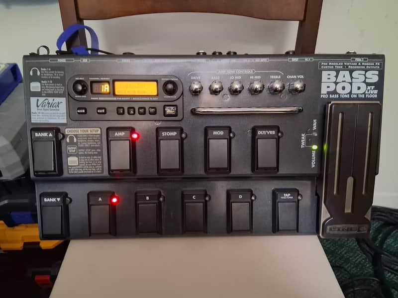 Line 6 Bass POD xt Live Multi-Effect and Amp Modeler | Reverb